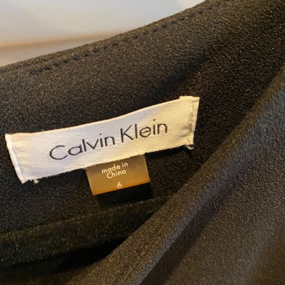 Black CLASSY Calvin Klein shift dress - Picture 3 of 4